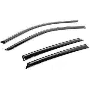 Дефлекторы окон, AutoFlex, для Lada Kalina SD,HB 2004-2018/Granta HB , литьевой поликарбонат, 4 шт.