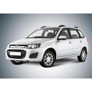 Дефлекторы окон, AutoFlex, для Lada Kalina WAG 2004-2018/Granta WAG, литьевой поликарбонат, 4 шт.