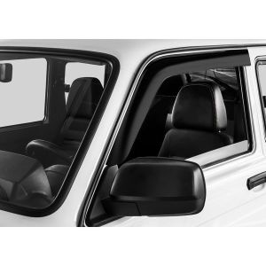 Дефлекторы окон, AutoFlex, для Lada Niva 3d 1978-, литьевой поликарбонат, 2 шт.