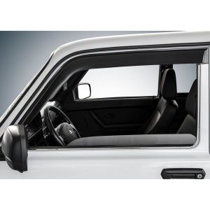 Дефлекторы окон, AutoFlex, для Lada Niva 3d 1978-, литьевой поликарбонат, 2 шт.
