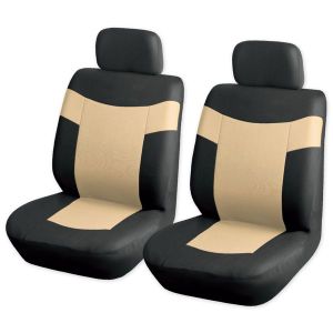 Чехлы на передние сиденья (рубашка) с подголовником, черно-бежевый 4пр. ARNEZI A0508003
