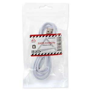 Кабель универсальный USB-Lightning 6/7/8/X, 1м, белый,  ARNEZI, Кабель универсальный USB-Lightning 6 a0605020 Arnezi