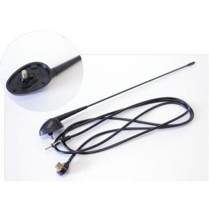 Антенна врезная поворотная 40см черная (кабель 2м) 102009 AVG