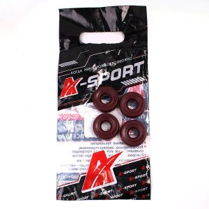 Втулки заднего амортизатора 2110-2915450(Бублик)*4шт (полиуретан, красный) -P 10043220ASP A-Sport