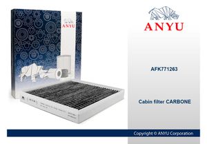 Фильтр салонный угольный afk771263 ANYU