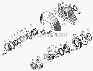 Сухарь Т-170/130 борт. редукт. 15-19-37 151937 ЧТЗ