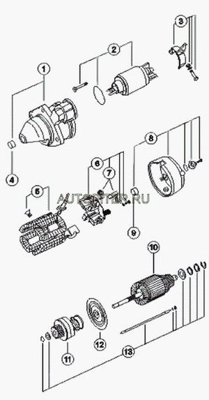Реле стартера 16670263 (МТЗ 892, 920.3) 16670263 МТЗ