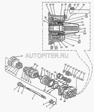 Стакан МТЗ 20224202042 МТЗ