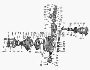 Р/к МТЗ фланцевых колец гидрораспределителя Р-80 (МТЗ/ЮМЗ/ДТ-75/Т-151) 209 МТЗ