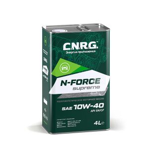 Масло моторное CNRG N-Force Supreme 10w40 SN/CF 4л.(полусинтетика) cnrg0260004 C.N.R.G.