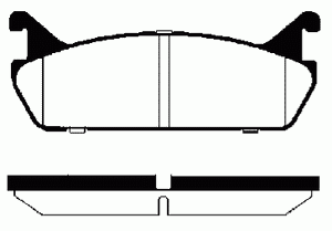 Комплект тормозных колодок, дисковый тормоз 1501229973 Sbs