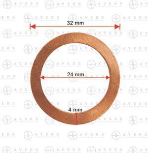 Шайба пробки дифференциала 9043024003 Avers