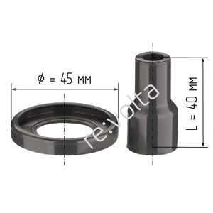 Ремонтный комплект катушки зажигания (наконечник+кольцо) rvlt12 Revolta