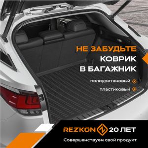Коврики в салон резина Hyundai Solaris 2010- Kia Rio IV 2011- 1021020200 Rezkon