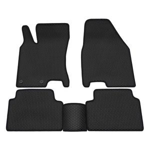 Коврики салонные Nissan Qashqai (2007-2014) (EVA коврик) черный кант [9025020101] (REZKON) 9025020101 Rezkon