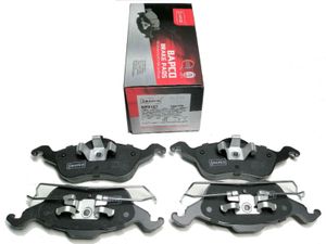 Колодки тормозные дисковые BP0187 передние, комплект,