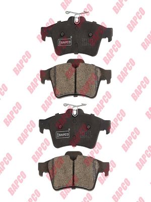 Колодки тормозные дисковые BP0315 задние, комплект,