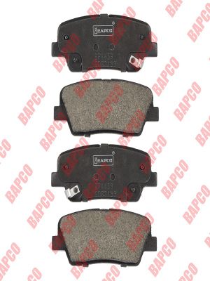 Колодки тормозные дисковые BP0659 задние, комплект,