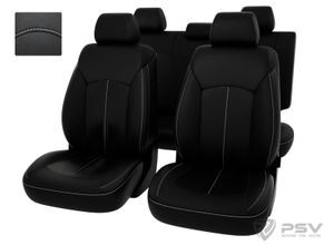 Чехлы  Chevrolet Cruze 09-15 экокожа белая отстроч 121040 PSV