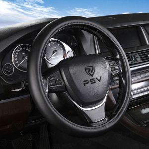 "Оплетка руля ""M"" d37-39см ""PSV"" FACTOR кожа, черный";;