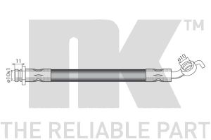 Шланг тормозной передний для Mitsubishi Lancer (CS/Classic) 2003-2008 853013 Nk