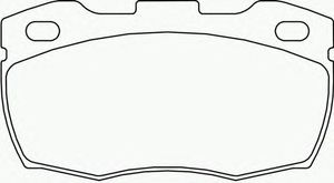 Комплект тормозных колодок, дисковый тормоз P 44 005 Brembo