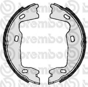 Колодки ручного тормоза к-кт для Opel Vectra B 1999-2002 S 59 521 Brembo