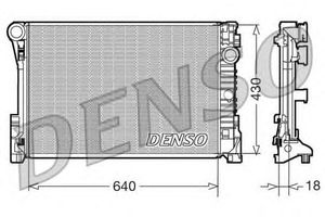 Радиатор, охлаждение двигателя DRM17111 Denso