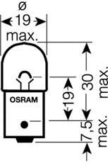 Лампа накаливания, фонарь указателя поворота 5008 Osram