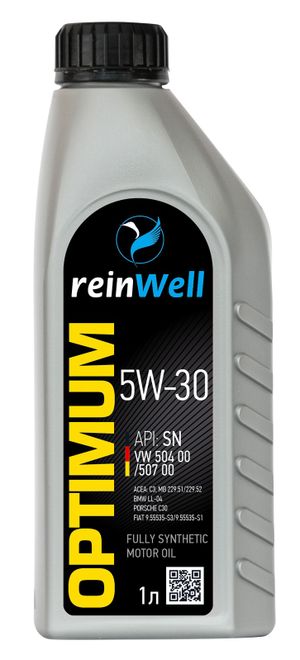 ћасло моторное ReinWell 5W30 API:SN ACEA C3 VW 504/507 (1л) 4943 ReinWell