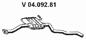 Предглушитель выхлопных газов