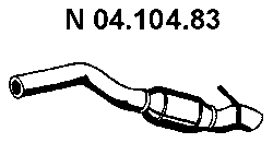 Глушитель выхлопных газов конечный