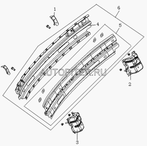 Усилитель переднего бампера МК/MKCROSS 101200018503 Geely