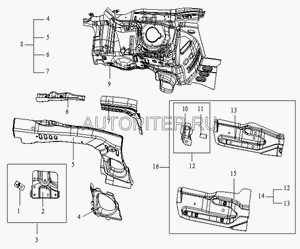 Сайлентблок рычага передний (малый) СК, OTAKA