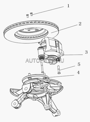 Тормозной диск (С ABS)