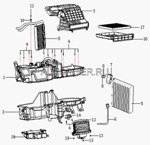 Фильтр салонный MK, MK CROSS 1018002773 Geely