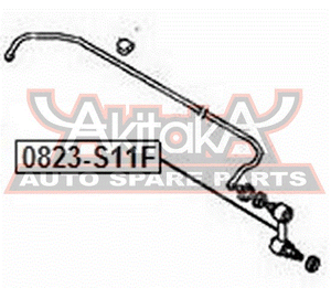 Стойка переднего стабилизатора для Subaru Impreza (G13,G23) 2012-2016 0823S11F Asva
