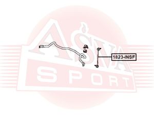 ТЯГА СТАБИЛИЗАТОРА ПЕРЕДНЯЯ 1823insf Asva
