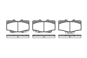Комплект тормозных колодок, дисковый тормоз