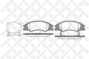 Комплект тормозных колодок, дисковый тормоз 1145 002-SX Stellox