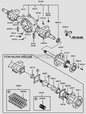 ПРОКЛАДКА ТОРМОЗНОГО ЦИЛИНДРА 583864A000 Hyundai-Kia
