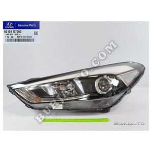 Фара,LH 92101d7000 Hyundai-Kia