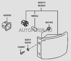 Фара 923015A100 Hyundai-Kia
