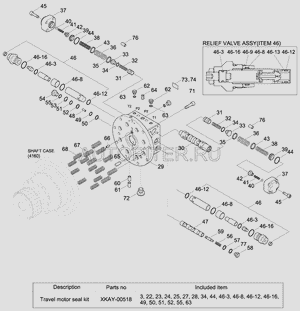 Седло пружины xkay00482 Hyundai-Kia