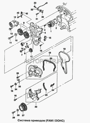 Шестерня распредвала впускного, Daewoo 96182888 Daewoo