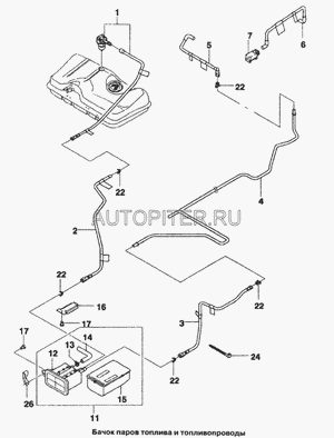 Хомут шланга заливного отверстия 94580498 General Motors