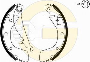 Комлект тормозных накладок