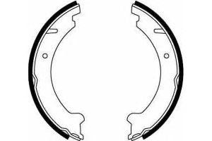 Комплект тормозных колодок, стояночная тормозная система
