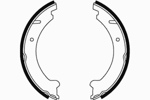 Комплект тормозных колодок, стояночная тормозная система