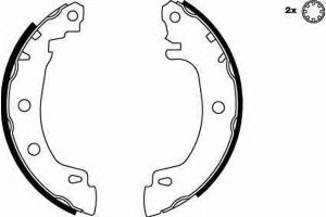 Комлект тормозных накладок